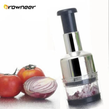

Quick Garlic Slicer Stainless Steel Onion Chopper Plastic Multi Vegetable Pressing Cutter Kitchen Black Peeler Utensil Mincer