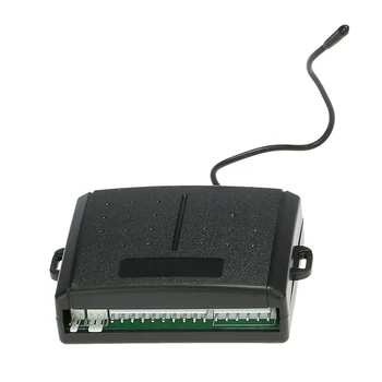 

Hot 1-Way Car Alarm System Vehicle Security System Protection Alarm auto with Siren 2 Keychain button Remote Control Central Loc