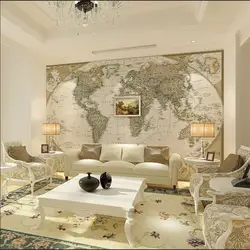 На заказ Европейский ретро Большой HD мир плакат в виде карты обои для офиса Гостиная Исследование настенные фрески 3D обои домашний декор