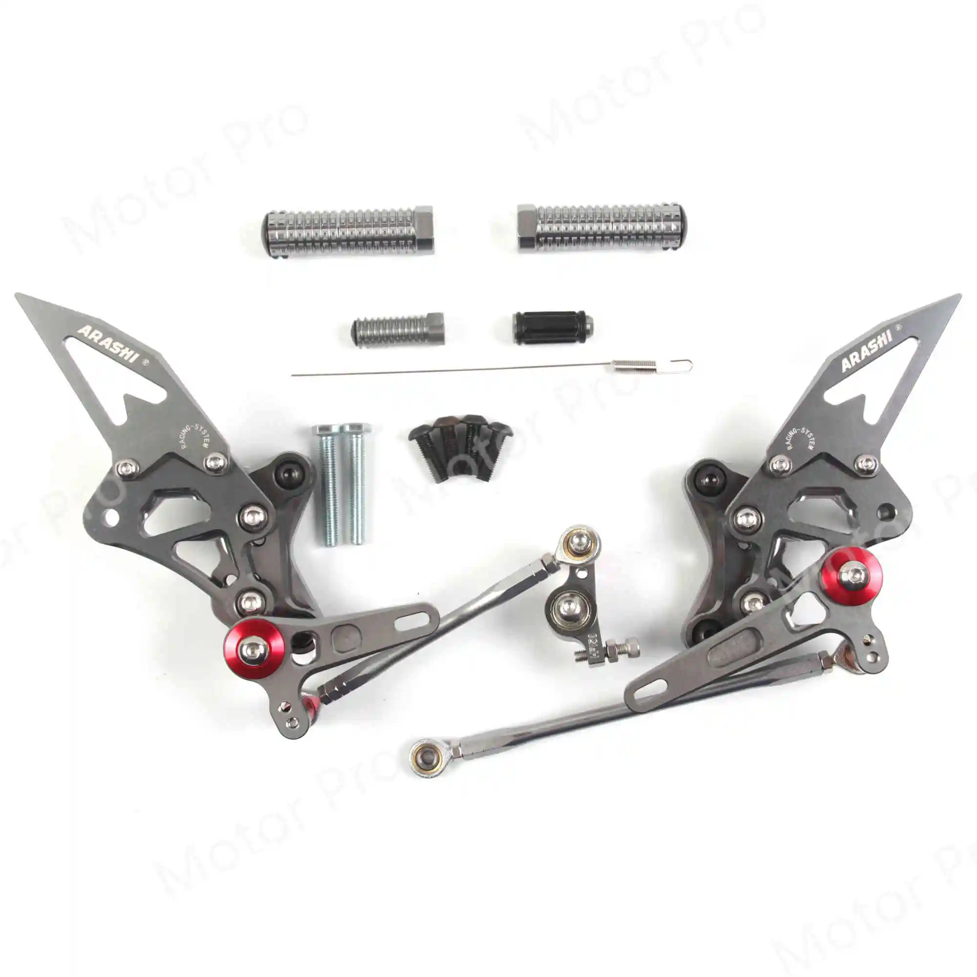 Регулируемые подножки для поездок на мотоцикле Ducati 848 EV0 2011 2012 2013 Аксессуары для мотоциклов ног колышки задние педаль 848EVO 1098 1098S - Цвет: 2.0 Gray