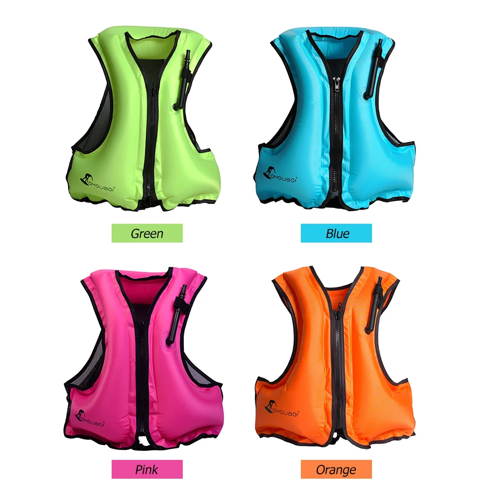 

New Adult Inflatable Swim Vest Life Jacket Drifting Surfing Life Saving Swimming Survival Vest Water Sports Fishing Life Vest