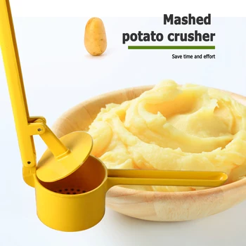 

VKTECH Stainless Steel Potato Press Crusher Kitchen Cooking Fruits Vegetables Lemon Juice Squeezer Masher Mincer Dropshipping
