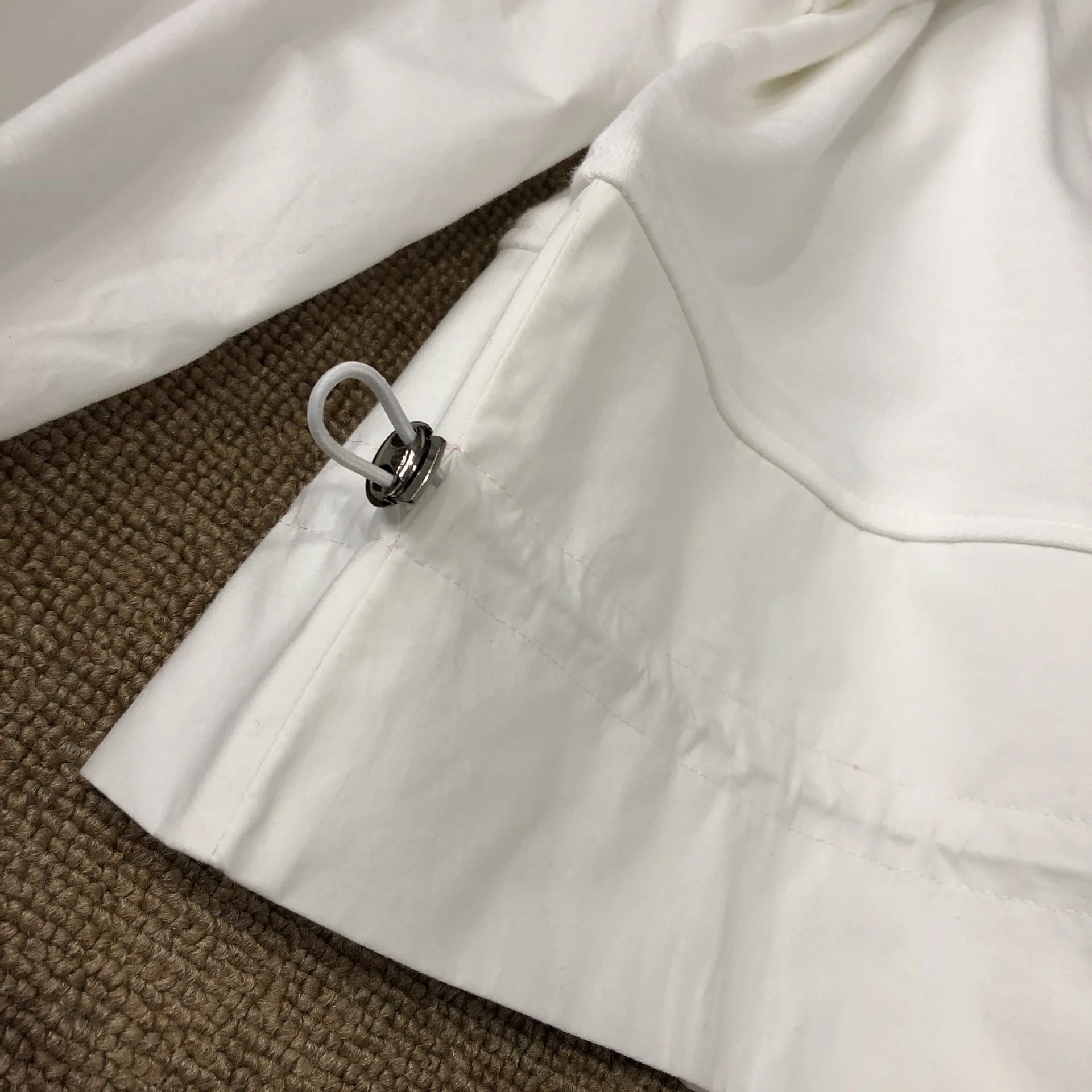 Для женщин толстовка ранней весной светильник и мягкая тонкая Drawstring хлопка белые толстовки пуловеры