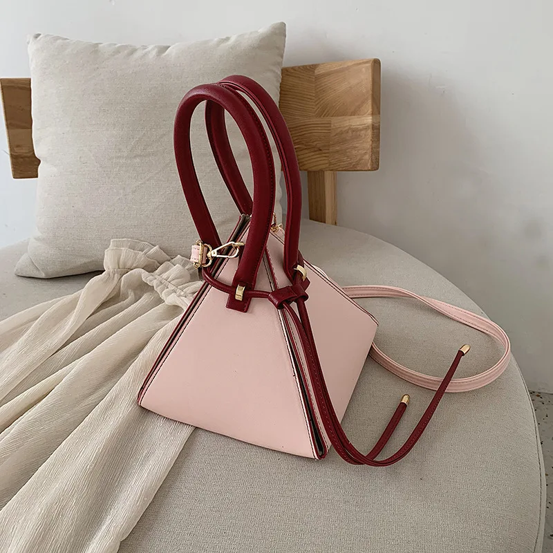 Женская сумка через плечо, маленькая сумочка, брендовая люксовая дизайнерская сумка на плечо, модная индивидуальная корзина сумка - Цвет: Розовый
