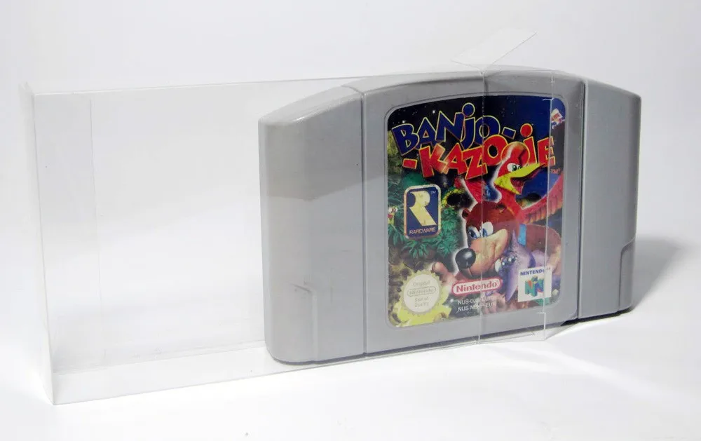 Прозрачный протектор картриджа для N64 игровой карты пластиковые коробки для домашних животных