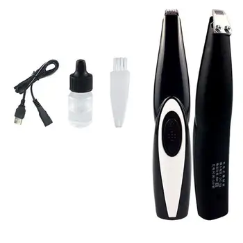 

Drop shipping Electrical Dog Hair Trimmer Rechargeable Pet Dog Cat Low-noise Dog Clipper Grooming Shaver Grooming Machine