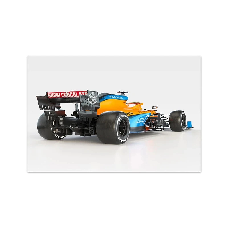 Formula 1 Mclaren Mcl35 Race Car Poster Home Decor Hd Prints Canvas Painting F1 Wall Art Pictures For Living Room Decoration