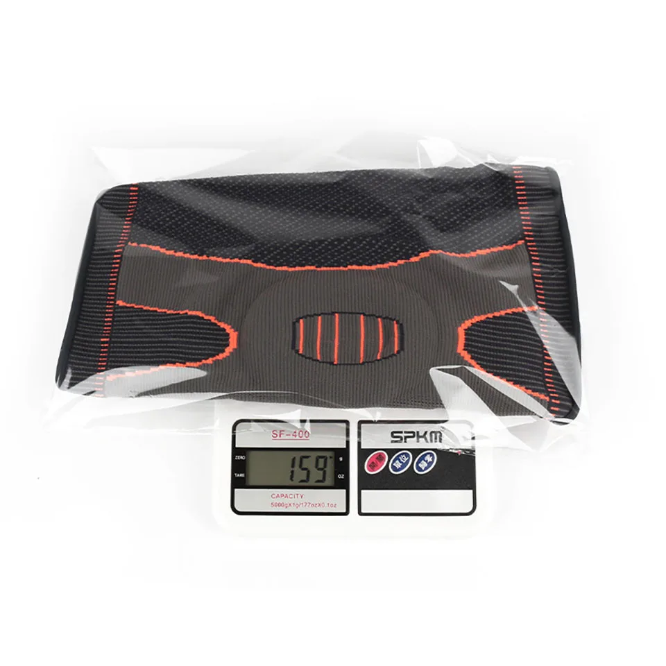 1Pcs S-2XL Large Size Runing Hiking Nylon Silicon Padded Knee Pads Support Brace Patella Protector Kneepad For Fat Person 6