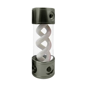 

260mm Aluminum Alloy Helical Heat Resistant Office Cylinder Easy Install For PC Computer Water Tank Liquid Cooling System