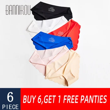 

Seamless Panties For Woman Underwear Sexy Briefs Solid Female Panty Hot Sale Underwear For Women Seamless Buy 6 Get 7 BANNIROU