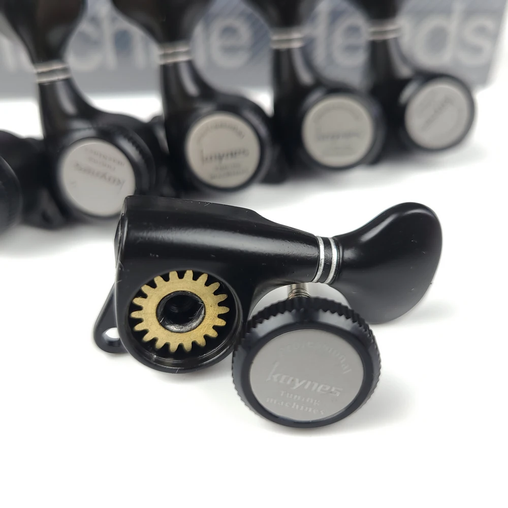 Afinador de Travamento de Guitarra Sintonizador de Cabeças para Máquina de Guitarra Pino de Ajuste de Cordas para lp Kaynes Elétrica Estilo Guitarras Pretas sg tl st - Image 4