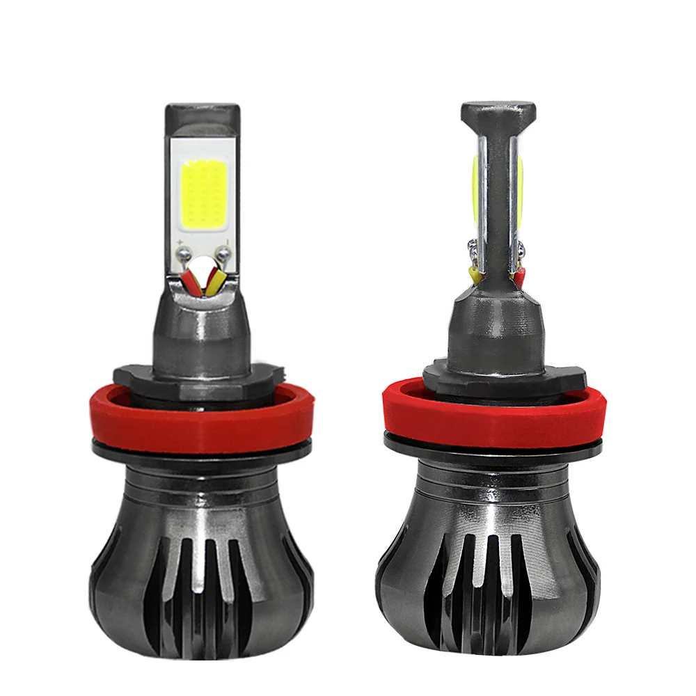 

2PCS Car LED Fog Light 9600LM H3 H11 880 White And Yellow Daytime Running Light Fog Light 12V 24V Driving Lamp