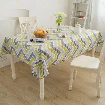 

Mantel Nappe Pastoral Striped Tablecloth Thickening Waterproof and Oilproof Coffee Table Cloth Table Mat toalha de mesa