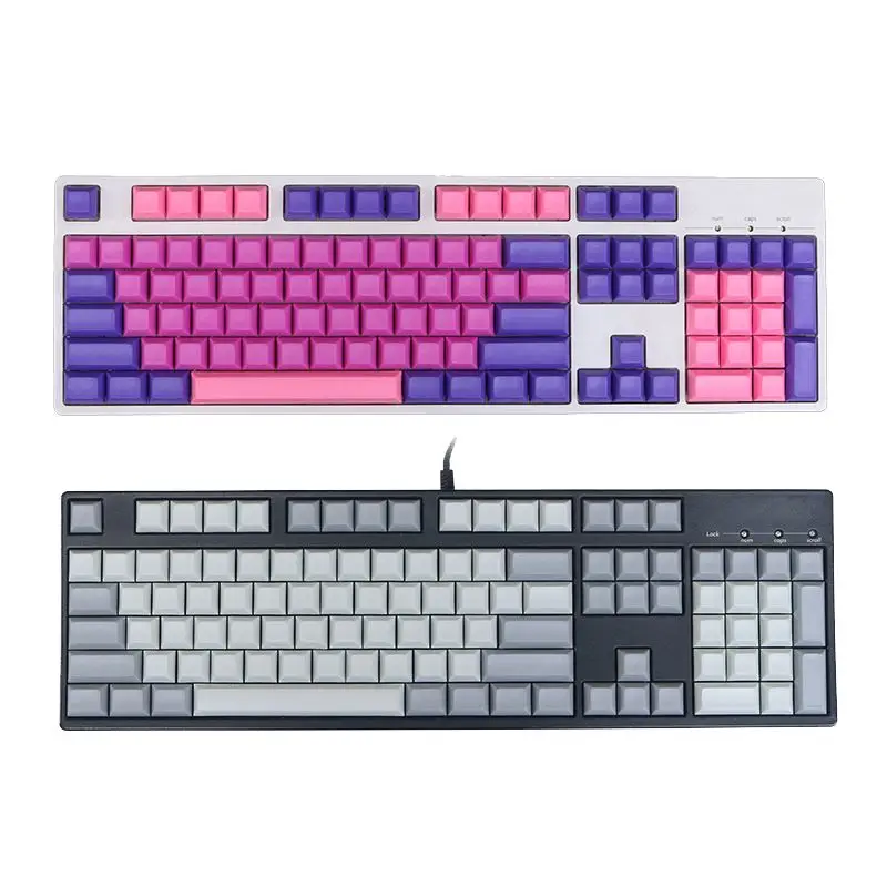 INSMA 104 клавиш PBT пустые колпачки DSA профиль колпачки для ключей Набор для механической клавиатуры для игровой механической клавиатуры