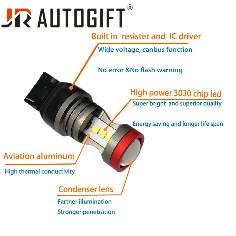 20 шт 7440 7443 3156 3157 PWY24W 7SMD 3030 светодиодный автомобиль светильник Canbus НЕ OBC ERROR IC драйвер для автомобильных фар парковочная лампа указателя поворота 12 V-24 V