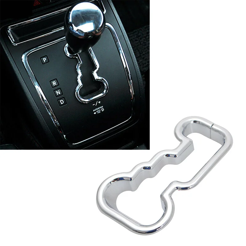 

Interior Chrome Centre Gear Box Cover Trim for Jeep Compass Patriot 2011-2015