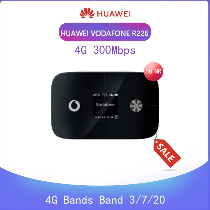 Разблокированный Мобильный Wi-Fi роутер HUAWEI Vodafone R226 4G LTE Cat6 Карманный Роутер 300