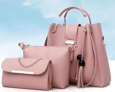 

New retro fashion handbag with one shoulder and three pieces 1 order