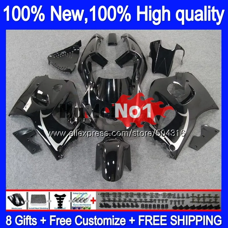 Корпус для SUZUKI SRAD GSXR 750 600 GSX-R600 11MC. 48 черный глянец GSXR750 1996 1997 1998 1999 2000 GSXR600 96 97 98 99 00 обтекателя - Цвет: No. 1