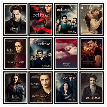 

Perfect JL Twilight retro posters kraft wall paper High Quality Painting For Home Decor wall stickers HBB55
