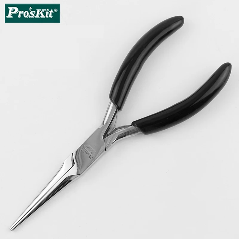 

Mirror steel antirust has teeth fine nose pliers Pro'skit 1PK-25 long pointed mouth for maintenance construction operations tool