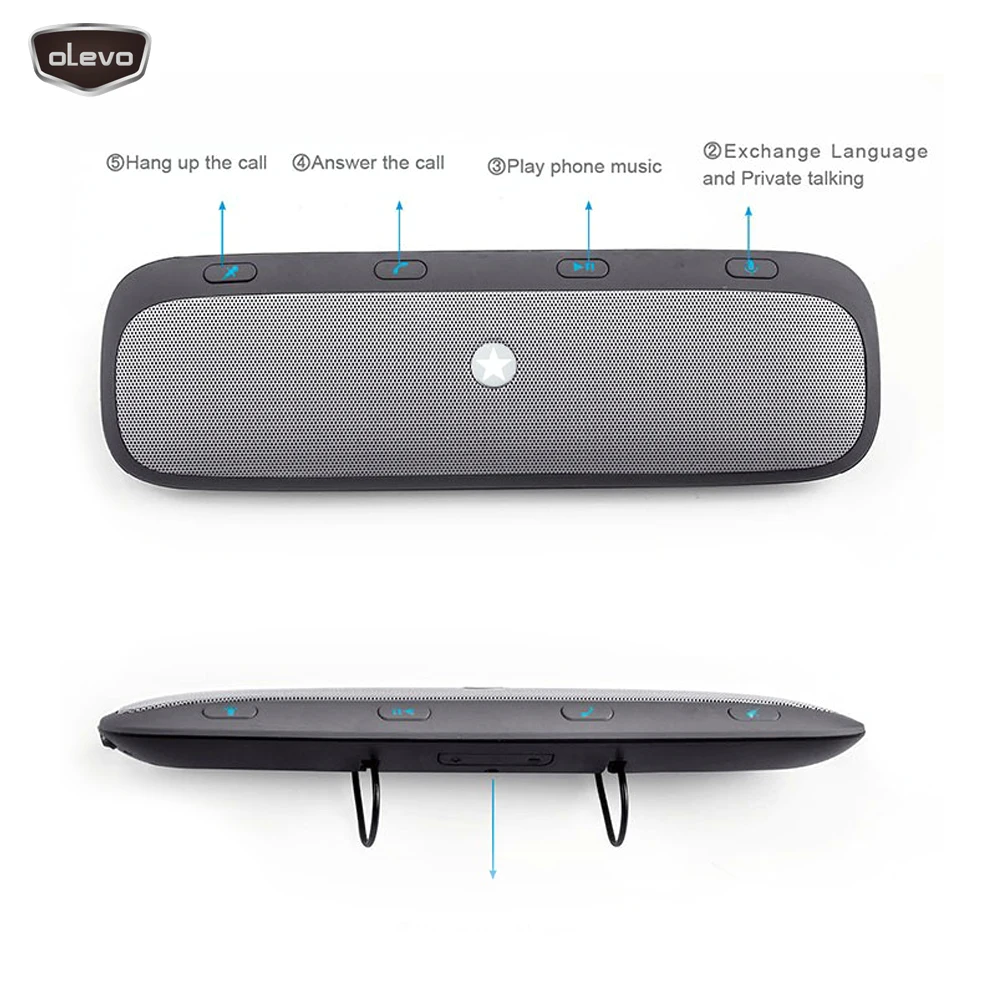 Беспроводная Автомобильная колонка Bluetooth Колонка для телефона MP3 музыкальный