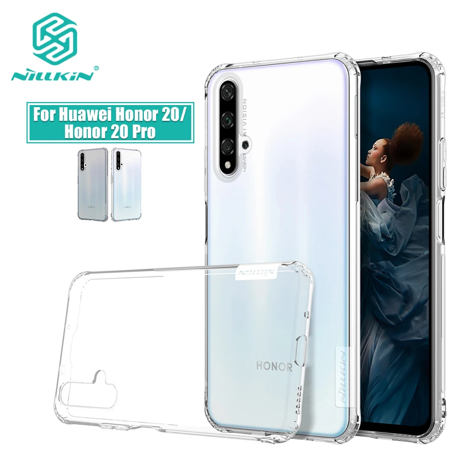 Чехол для Honor 20 20S Pro Nova 5T 6SE 7i натуральная серия Nillkin прозрачный мягкий чехол из ТПУ