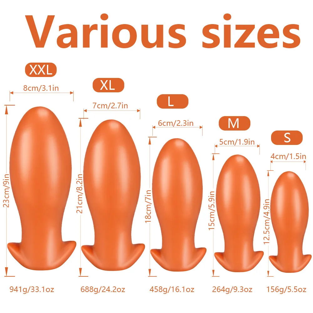 Huge Anal Plug Sex Toys for Adults Big Dildo Erotic Products 18 Silicone Plug Big Butt Plug Anal Ball Vaginal Expanders Bdsm Toy 6