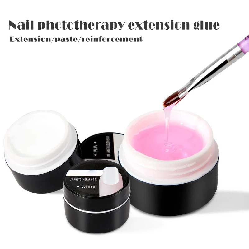 Easy Nail Extension Gel Kit UV Gel Nail Extension Form Stickers Set Manicure Supplies WH998Nail