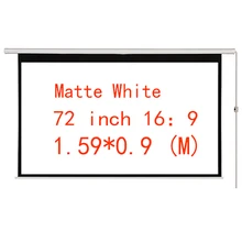 Thinyou Matt White Projector Electric Screen 72 Inch 16:9 Motorized Projection Screen With Remote for Home Cinema Business bar Thinyou Matt White Projector Electric Screen 72 Inch 16:9 Motorized Projection Screen With Remote for Home Cinema Business bar