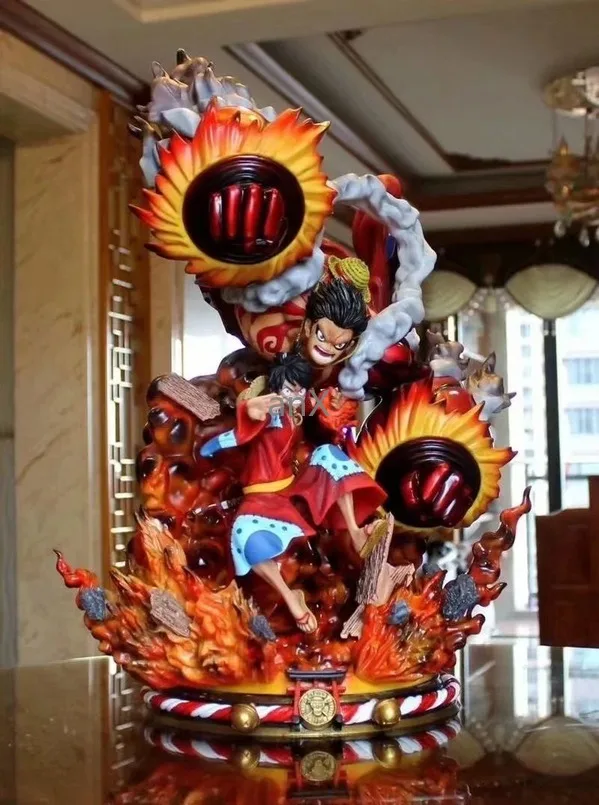 

52cm GK Luffy Figurine Anime One Piece Figure Gear Fourth Kimono Monkey D Luffy Action Figure Toys Collectible Model Doll Toys