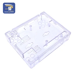 Sleek Transparent Black Acrylic Electronics Enclosure (Transparent case)