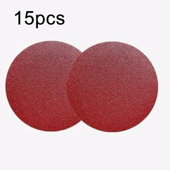 

15pcs/set 150mm Sanding Discs 40 Grit Round Sandpaper Hook Loop Sanding Sheets