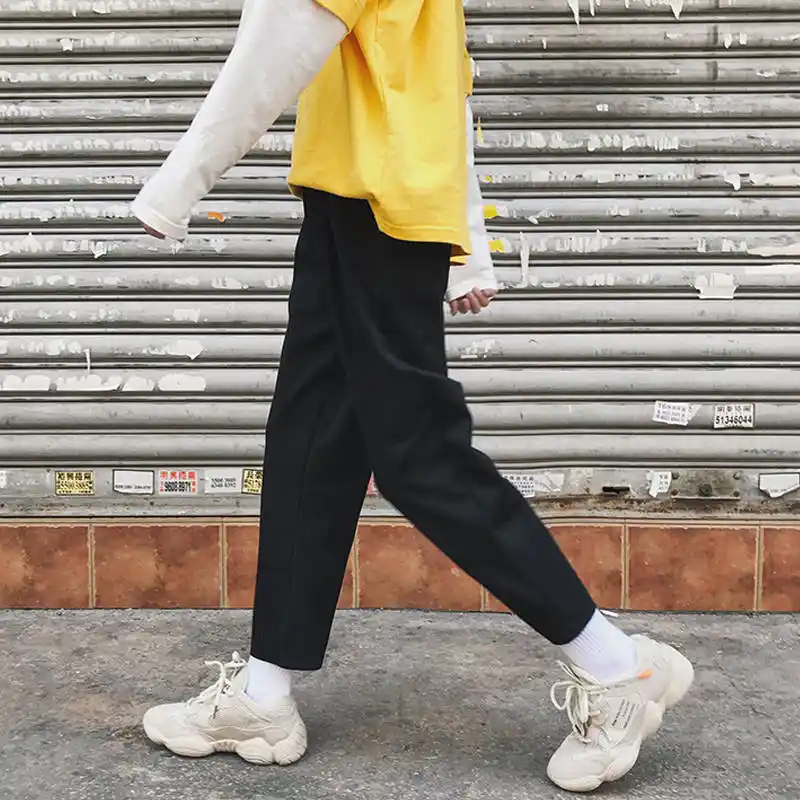 korean track pants fashion