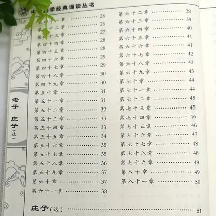 Reading of Chinese Classics Book Lao zi zhuang zi with pinyin Reading of Chinese Classics Book Lao zi zhuang zi with pinyin