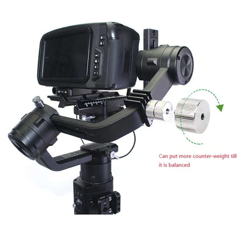 Для Ronin S Gimbal Black Magic Bmpcc 4K camera Clump weight Balancer аксессуары два 25G один 100G