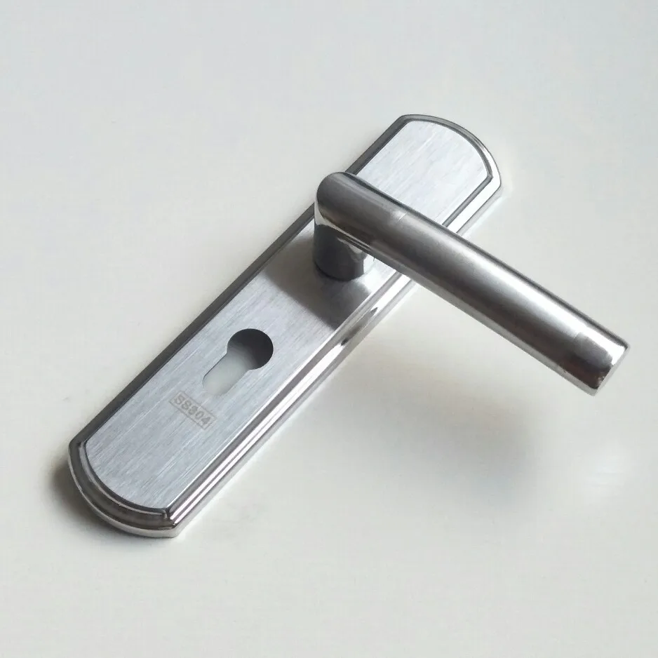 

Stainless Steel Door Lock Straight Handle Indoor Handle Lock Simple Modern Bedroom Wood Door Lock Small 50 Bearing