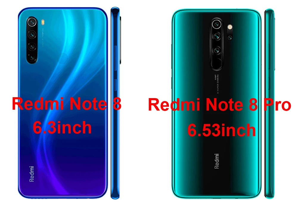Для Xiaomi Redmi Note 8 Pro Чехол из закаленного стекла жесткий чехол для телефона для Xiaomi Redmi Note 8Pro задняя крышка Redmi Note8 Pro Fundas