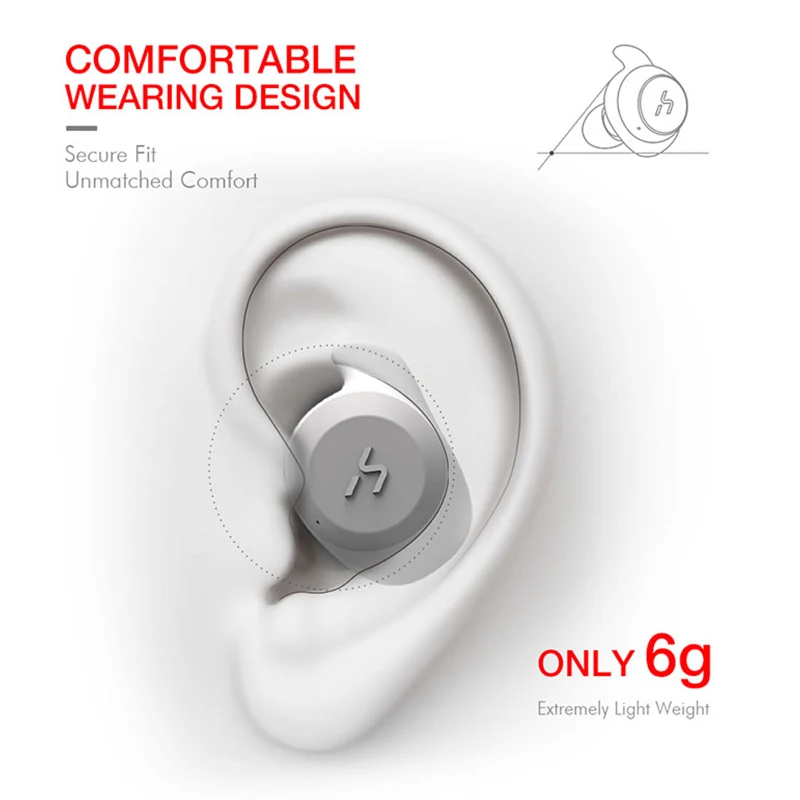 Dropshipping TWS Bluetooth Earphone True Wireless Sport  Waterproof 3D Stereo Earbuds for Handsfree Calls HAVIT G1