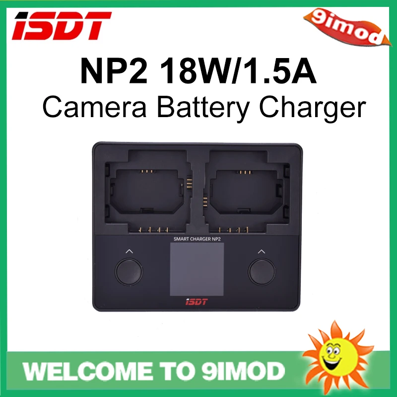 ISDT NP2 All In one Camera Battery Charger can fit for NP-FZ100 NP-FW50 NP-BX1 