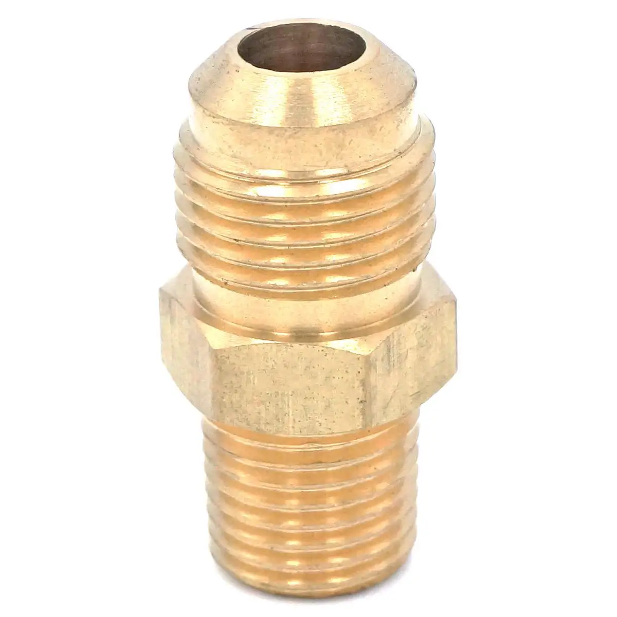 Adaptateur 1/8 NPT Raccord Aluminium 1/8 NPT Mâle-Mâle PrecisionGeek - Bleu Anodisé Raccord NPT