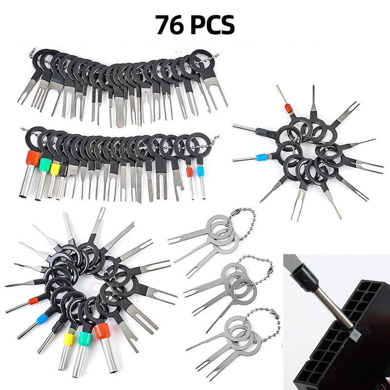 Automotive Tools & Supplies 82Pcs Pin Ejector Wire Kit Extractor Auto