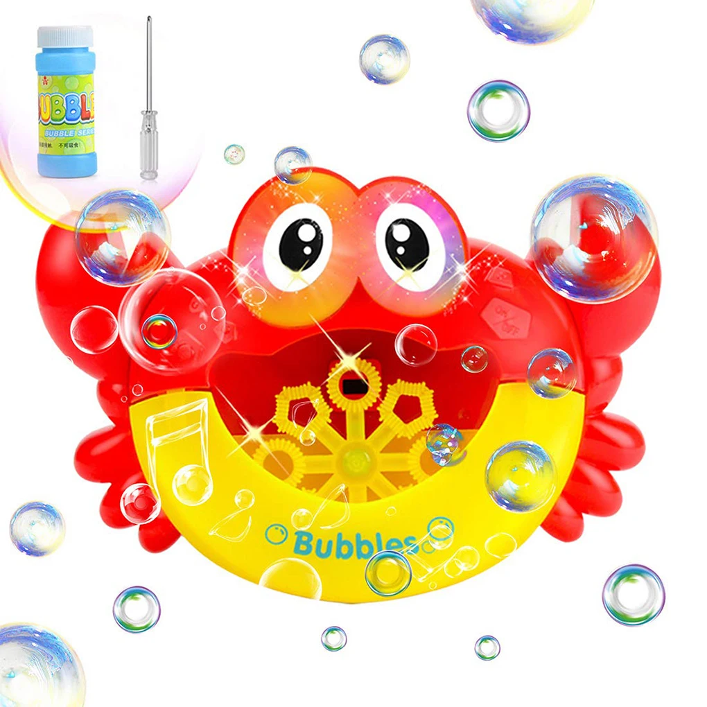 Детские игрушки для ванной Мультфильм Sealife дизайн пузырьковая машина дети Душ плавание устройство для мыльных пузырей воздуходувка