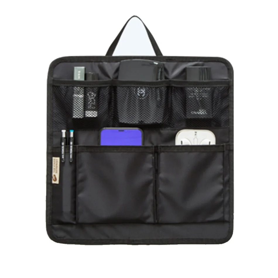 B Backpack Cosmetic Organizer Storage Bag Makeup Organizer Travel Outdoor Capacity Sundries Accessories Multi-pockets Inner Bag - Цвет: B