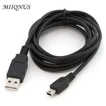 Cable de carga de datos, adaptador Usb 2,0 A macho A Mini 5 Pin B, la mejor longitud negra de 80/100 Cm, Cable de extensión Usb