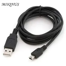 Câble de chargement de données adaptateur de cordon USB 2.0 A mâle à Mini 5 broches B meilleure longueur noire 80/100 cm câbles de données câble d'extension usb(China)