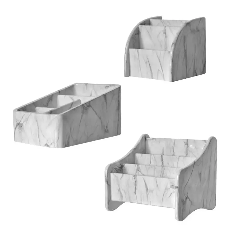 

Marble Jewelry Storage Box Cosmetic Classifier Organizer Case Display Container Pen Holder