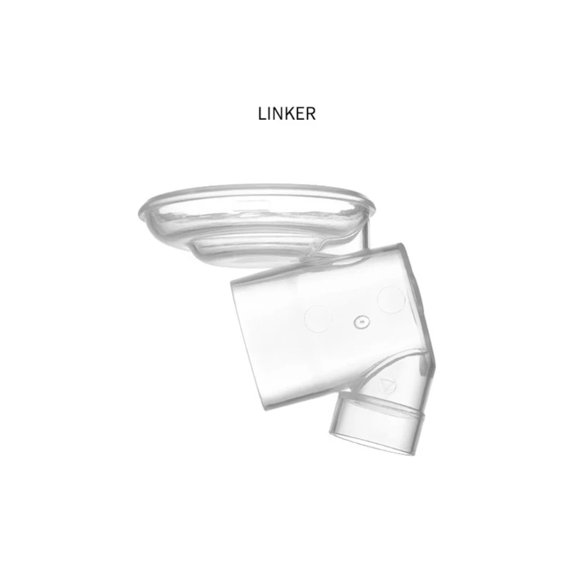 Wearable Breast Pump Accessories Silicone Horn Diaphragm Milk Collector Nursing Cup Tee Joint Electric Breastpump Replacement P Breast Pump Accessories
