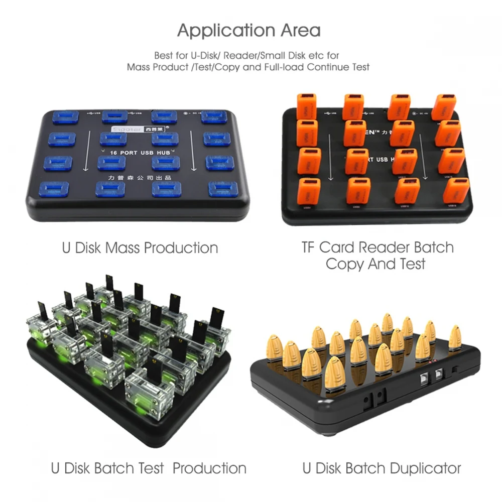 Duplicadores, Suporta U-Disk TF Card Reader, Cópia, Lote, Produção, Testar Copiar