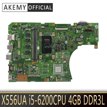 

X556UA/X556UJ I5-6200CPU With 4GB DDR3L memory mainboard REV2.0 For ASUS X556UA X556UJ X556UV X556U laptop motherboard Tested